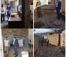 بازدید بخشدار مرکزی از نانوایی های آسمان آباد و زیرساخت روستای فاطمیه