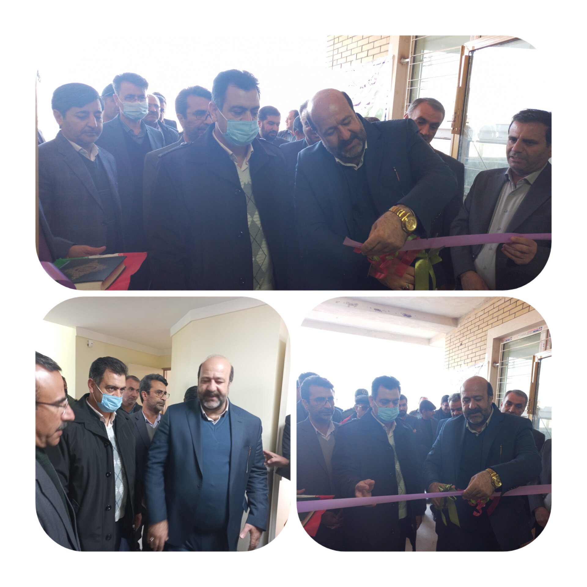 افتتاح مدرسه شش کلاسه آسمان آباد